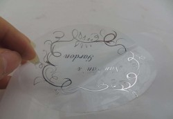 透明PVC不干膠特種材料印刷